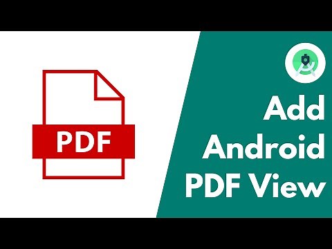 Add PDF Files in Android Apps | PDF Viewer | Android Studio
