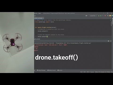 Mastering Tello Drone Programming with Python | Execute Basic Flight Routines