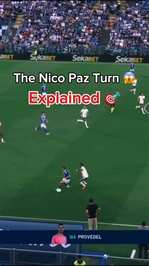 SNipers Training ⚽️ on Instagram: "The @nicopaz1o Turn ⚽️ Simple. Clean. Deadly. In this video, I show you why this move works against defenders and how you can make it as a part of your style  Save this clip for your next training session  #SNipersSoccerTraining #Technique"