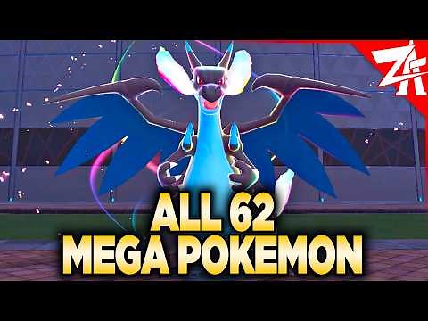 All 62 Mega Pokemon in Legends Z-A (Spoilers)