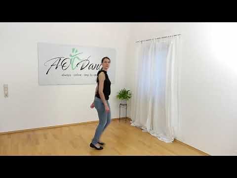 Jerusalema Line Dance - detailed explanation of the dance steps / choreography (flash mob)