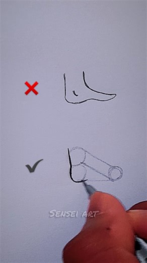 SenseiArt Style on Instagram: "How to Draw Side View Leg 🦶 ✏️ . . . #legdrawing #legtutorial #sideangle #anatomydrawing #drawingtutorial #sketchtutorial #howtodraw #drawingpractice #artreels #drawingreels #viralart #reelsviral"