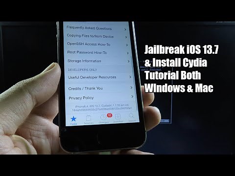 How to Jailbreak iOS 13.7 & Install Cydia - Windows & Mac