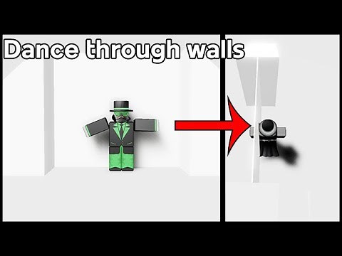 HOW TO DANCE THROUGH ROBLOX WALLS | ROBLOX Dance Clip Tutorial