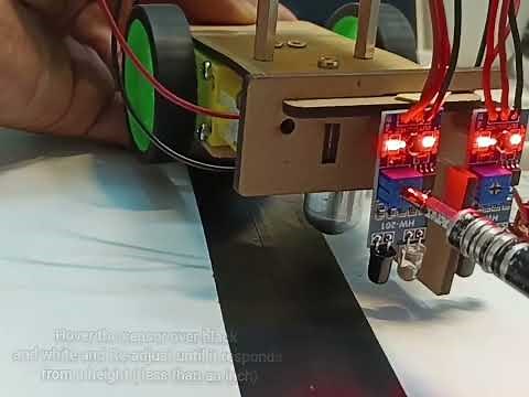 SmartDots Line Following Robot - Sensor Calibration Video