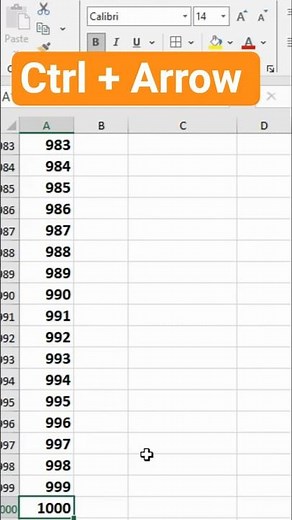 Master Excel Navigation with Ctrl + Arrow Keys