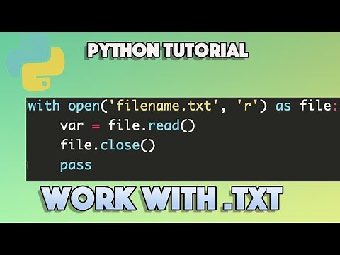 Python Tutorial: How to Read and Write Text Files