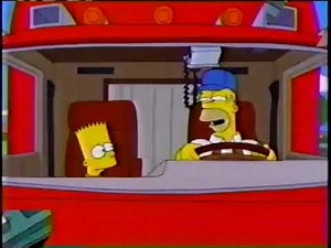 The Simpsons Fox Promo (1999): “Maximum Homerdrive“ (S10E17) (10 second)