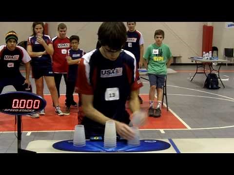 Individual Cycle Sport Stacking World Record 4.813 (William Orrell)