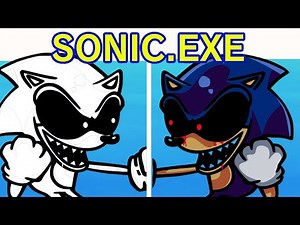How to draw Sonic EXE in the Friday Night Funkin' Style | Easy Step by Step Tutorial