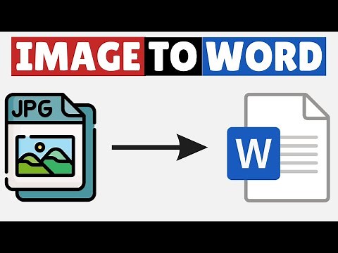 How to Convert Image to Word Document