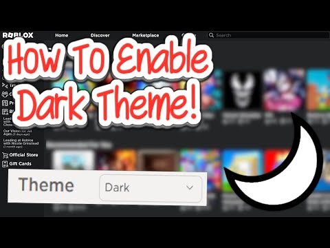 How to Enable the Dark Theme on Roblox! (2025)