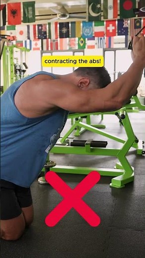 Cable Crunch Fix: Stop Moving Your Glutes
