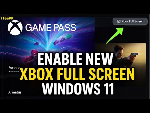 Windows 11 25H2 Xbox Full Screen Experience | Setup, Features & Enable Guide