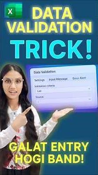 How to Use Data Validation in MS Excel | Step-by Step Excel Tutorial