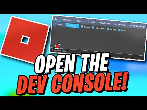 How To Open Developer Console In Roblox [ROBLOX SECRETS]