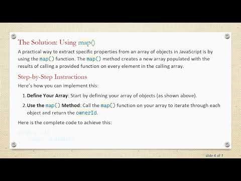 Printing OwnerId from an Array in JavaScript