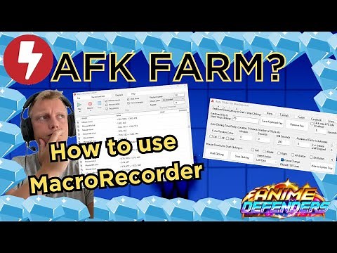 Roblox - AFK Farming Using MacroRecorder Step-By-Step Guide