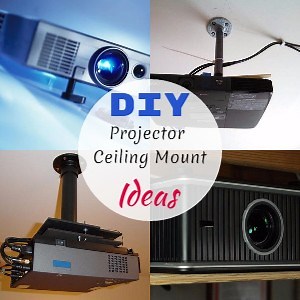 12 DIY Projector Ceiling Mount Ideas - DIYnCrafty