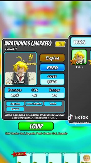 Meliodas 6 Stars Evolve ✨ #allstartowerdefenseupdate #allstartowerdefenseshowcase #allstartowerdefence #allstartowerdefensecodes #allstartowerdefense #nanatsunotaizai #meliodas