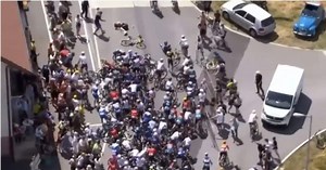 WATCH: A selfie at Tour de France causes major crash and pile-up; video goes viral
