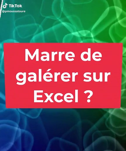Manuel pratique pour apprendre Excel pas à pas