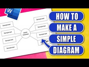 How to Create Simple Diagrams in Word | Text Boxes & Connecting Lines Tutorial