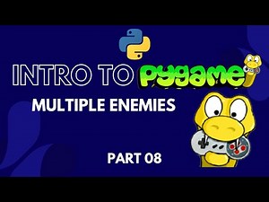 Pygame Tutorial for Beginners | Python Game Development Course | Multiple Enemies