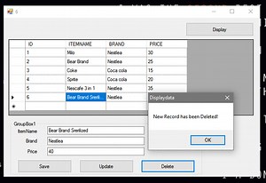 Deleting Records in MS Access Using VB.Net