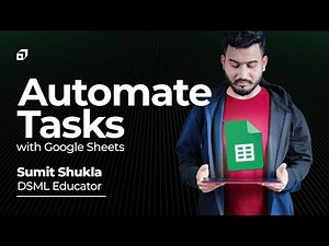 Automating Tasks on Google Sheets using Google Apps Script | Application Development | API |@SCALER​