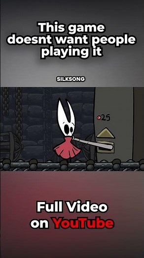 I can't play this game #silksong #hollowknight