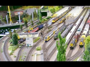 Traincontroller demo. Computer controlled Model Railroad Train Layout.
