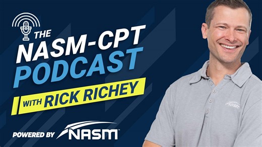 Now it’s time to balance things out. In this “NASM-CPT Podcast,” host, and NASM Master Instructor, Rick Richey, defines balance, details how balance training helps reduce athletic performance injuries, explores balance-specific exercises, and many more useful tidbits to help your clients improve balance and, in the process, gain strength through greater balance stability. Did you hear? The most trusted name in fitness is now the most trusted name in sports performance nutrition. Become an NASM C