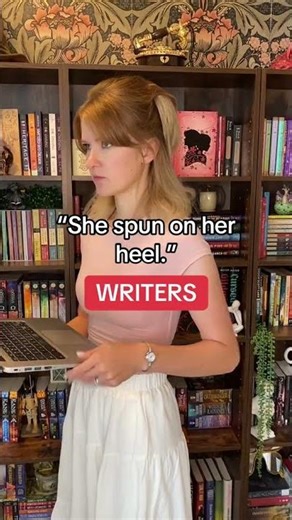 "She Spun On Her Heels" Readers Vs Writers 💫 tiktok author_keelin_schafer