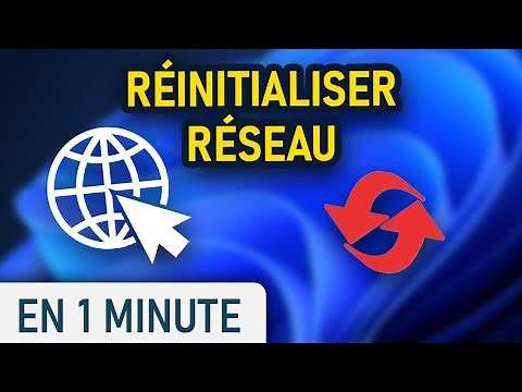 Réinitialiser les paramètres réseaux sur Windows 11