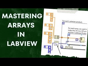 Mastering Arrays in LabView: Building an Array with a For Loop