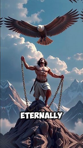 Mythology: Prometheus🔥The Firebringer Greek Mythology Short Gift of Fire & Eternal Punishment #Short