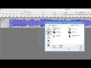 Converting Audio File to MP3 format using Audacity