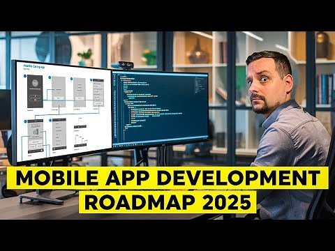 Mobile App Development Roadmap - 2025 | How to become Mobile App Developer (Complete Beginner Guide)