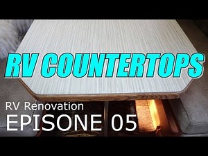 RV Countertop Remodel / Re-Laminate