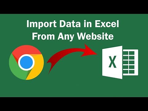 How to Import Data in Excel from Any Website | Extract Data from Web in Excel