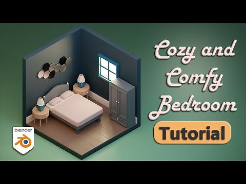Create Your First Isometric Scene - Comfy and Cozy Bedroom - Beginner Friendly Step by Step Tutorial