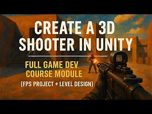 Create a 3D Shooter in Unity Full Game Dev Course Module FPS Project + Level Design