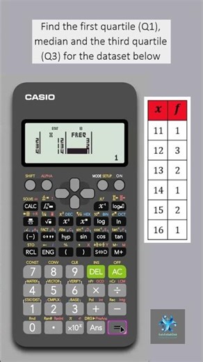 How to Find Quartile of the Samples | Casio fx-991ES Sci Calculator | Median | Q1 | Q3 | Statistics
