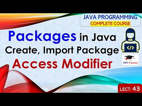 L43: Packages in Java | Create, Import Package | Complete Access Modifier Example | Java Programming