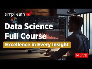🔥 Data Science Full Course for Beginners | Learn it 🔴LIVE | Data Science in 12 Hours | Simplilearn