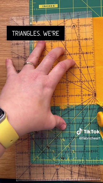 How to Cut Perfect Equilateral Triangles for Quilting