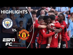 COMMANDING VICTORY 👏🏆 Manchester City vs. Manchester United | FA Cup Final Highlights | ESPN FC