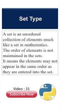 Python Set Data Type Explained in 60 Seconds! 🔥 | Remove Duplicates Easily | #python #shorts