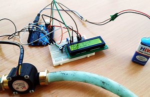 Measuring water Flow Rate and Volume using Arduino and Flow Sensor